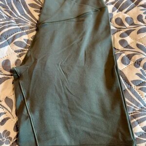 Aerie sage Green High-Waist  Performance Biker Shorts